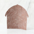 Standing see through brown barn figurine standing up facing forward